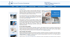 Desktop Screenshot of lung-cancer.com