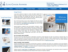 Tablet Screenshot of lung-cancer.com